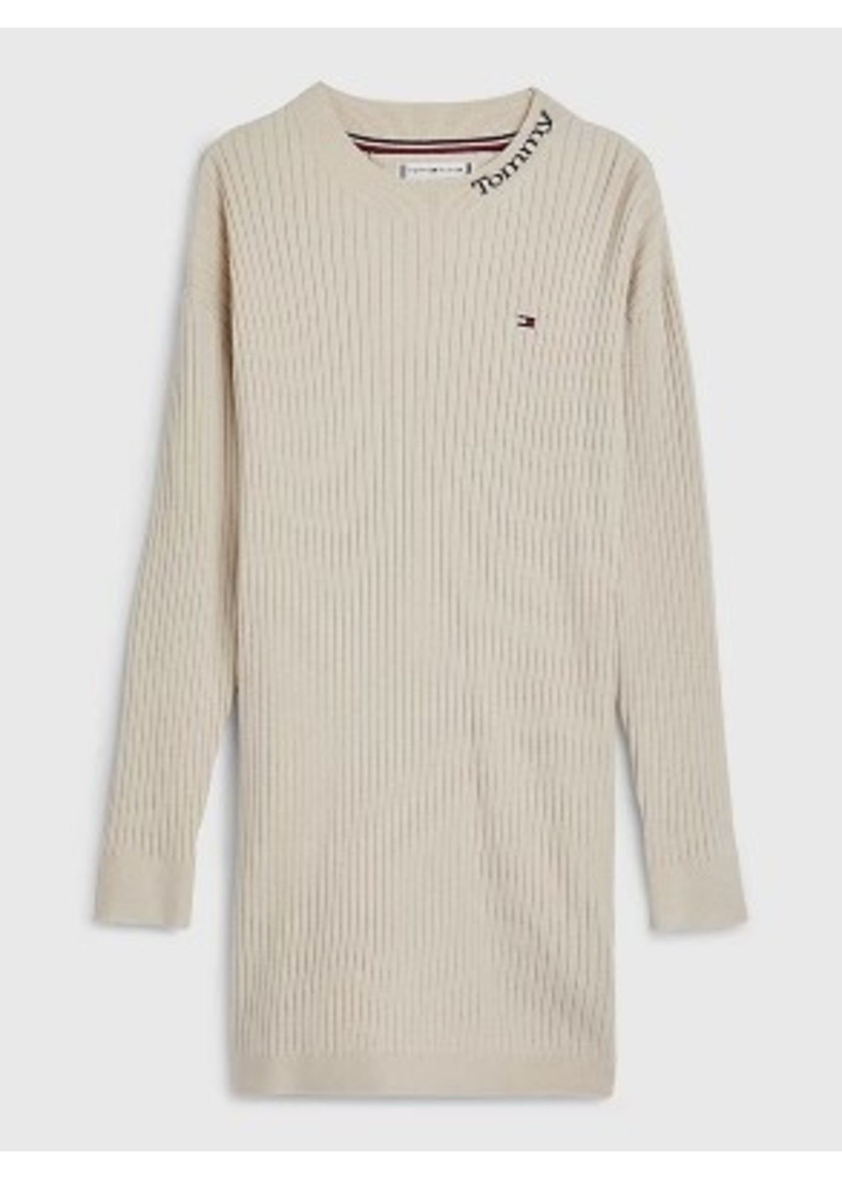 Tommy Hilfiger Tommy Hilfiger Dresses KG0KG07157G5K Heathered Oatmilk