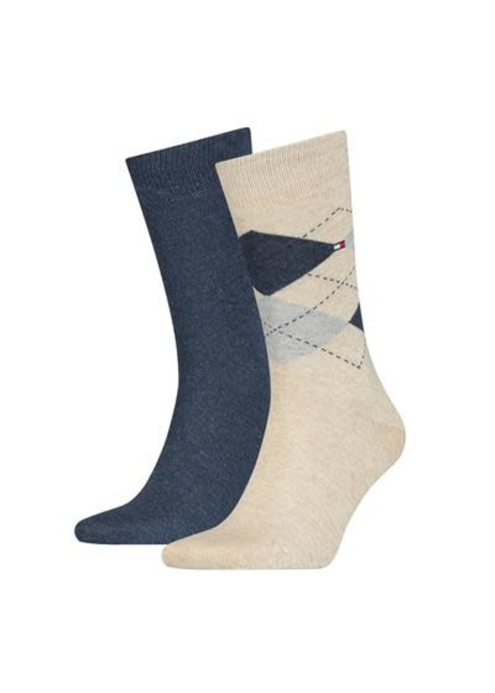 Tommy Hilfiger Tommy Hilfiger Sokken  beige/blauw  wieber2 paar