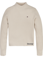 Tommy Hilfiger Tommy Hilfiger Sweaters KG0KG07075G5K Heathered Oatmilk