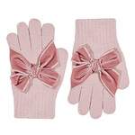 Condor Condor handschoen donker oud rozemet fluwelen strikken