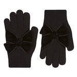 Condor Condor handschoen zwart met fluwelen strikken