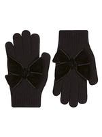 Condor Condor handschoen zwart met fluwelen strikken