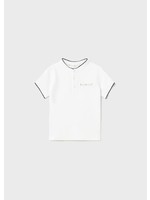 Mayoral Mayoral Polo s/s mao neck White - 23 01101