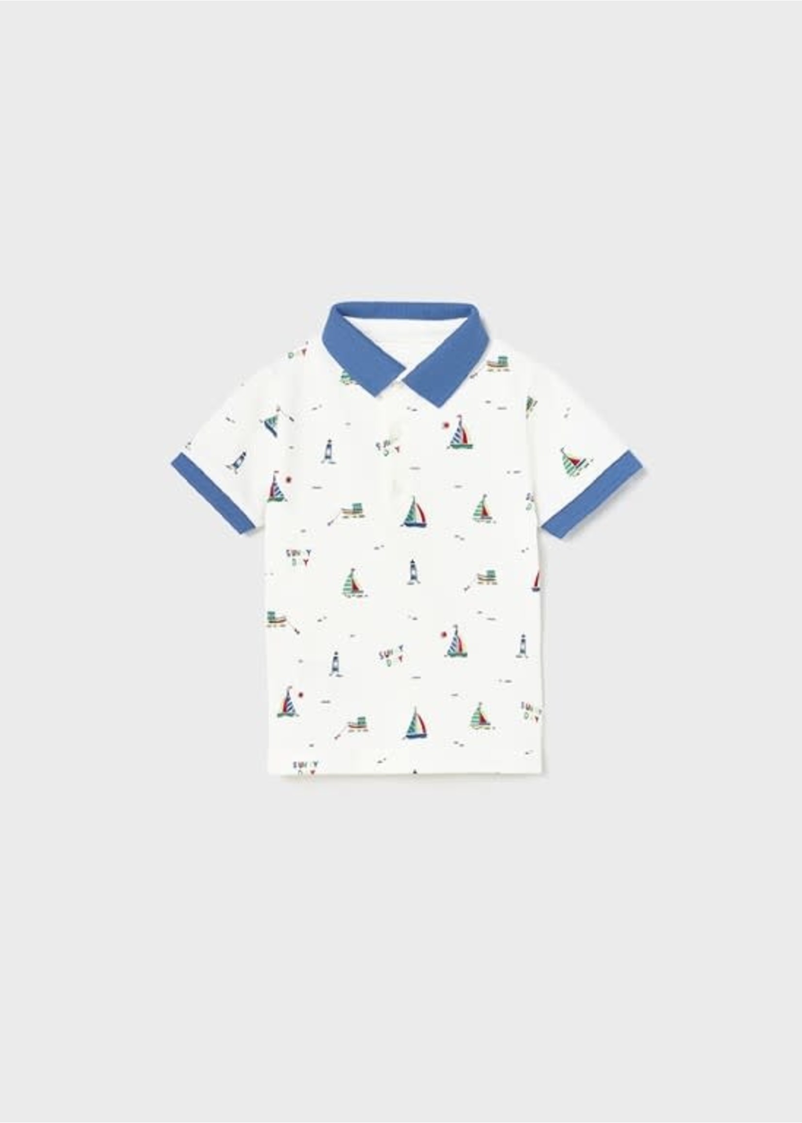 Mayoral Mayoral Polo s/s large print Boats - 23 01106