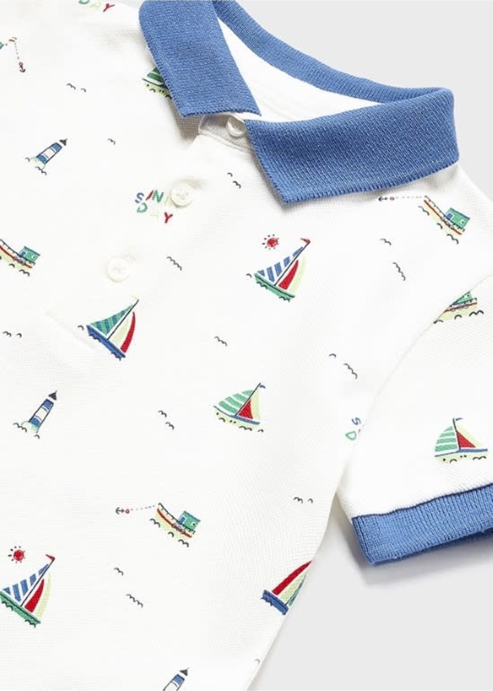 Mayoral Mayoral Polo s/s large print Boats - 23 01106