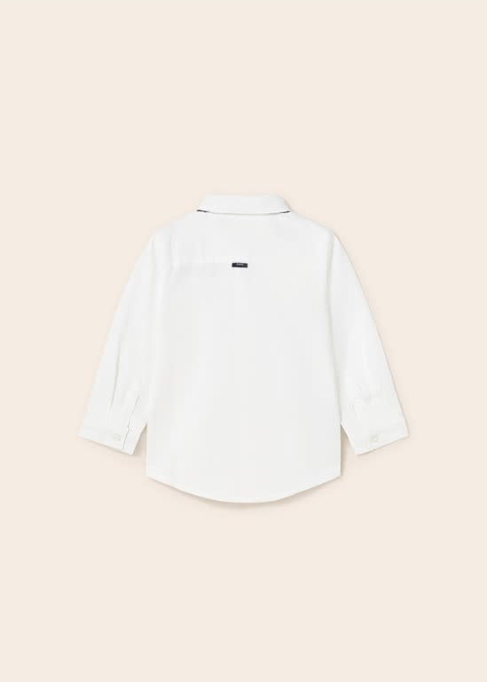 Mayoral Mayoral L/s dressy shirt White - 23 01115