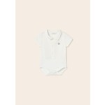Mayoral Mayoral S/s Shirt bodysuit White - 23 01765