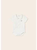 Mayoral Mayoral S/s Shirt bodysuit White - 23 01765