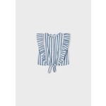 Mayoral Mayoral Stripes loose shirt Porcelain - 23 03143