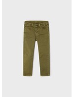 Mayoral Mayoral Skinny twill pants Olive - 23 03517