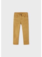 Mayoral Mayoral Skinny twill pants Camel - 23 03517