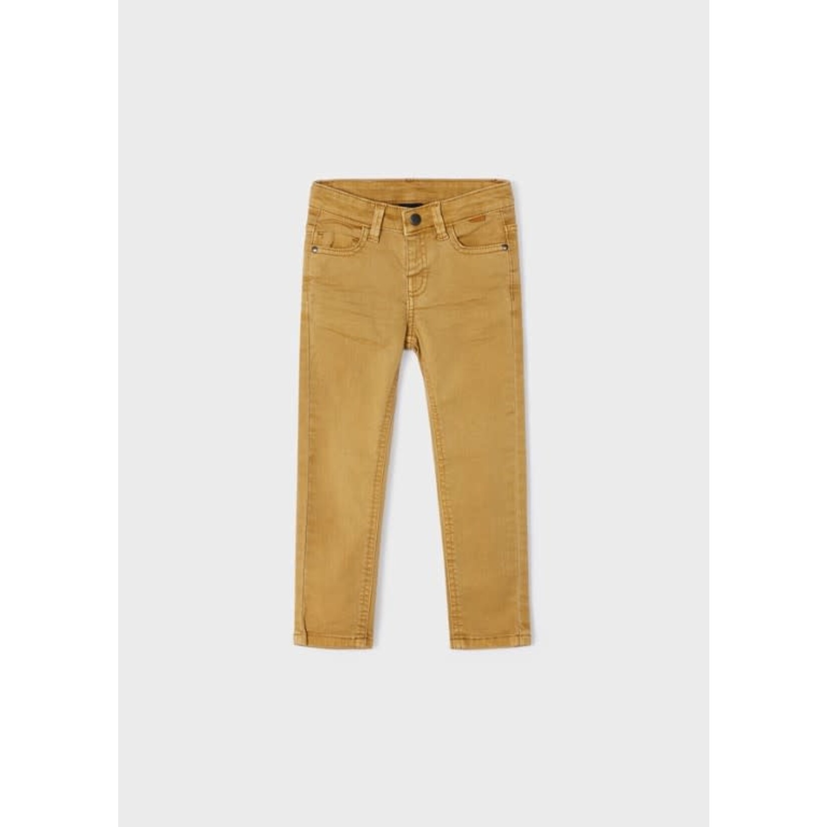 Mayoral Mayoral Skinny twill pants Camel - 23 03517