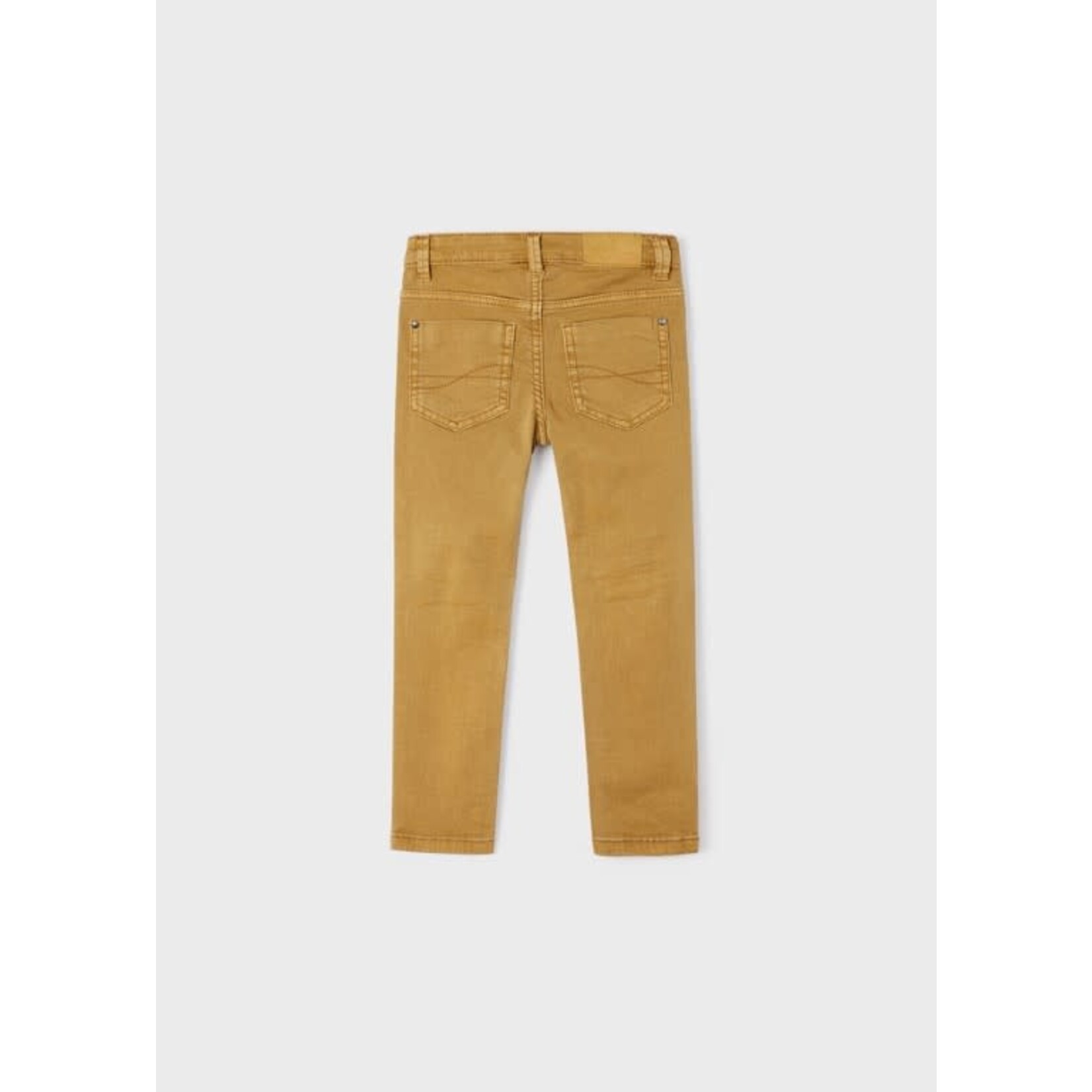 Mayoral Mayoral Skinny twill pants Camel - 23 03517