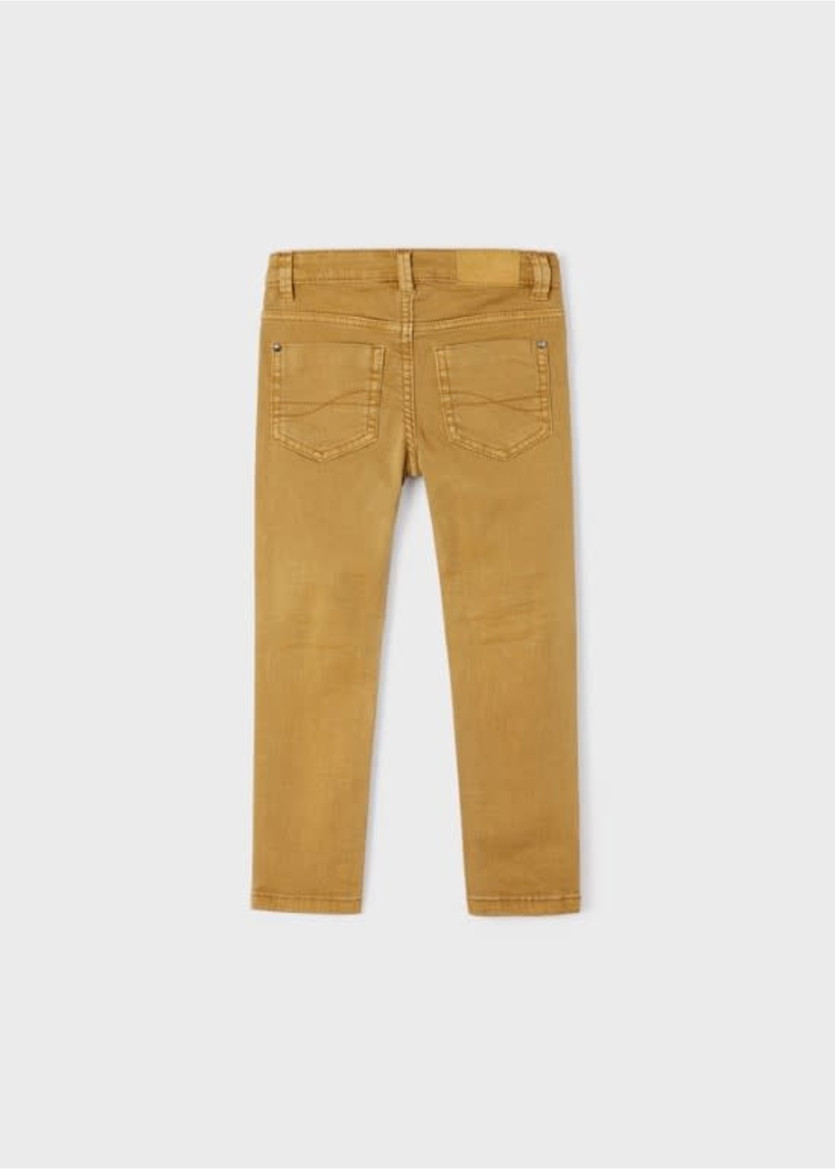 Mayoral Mayoral Skinny twill pants Camel - 23 03517