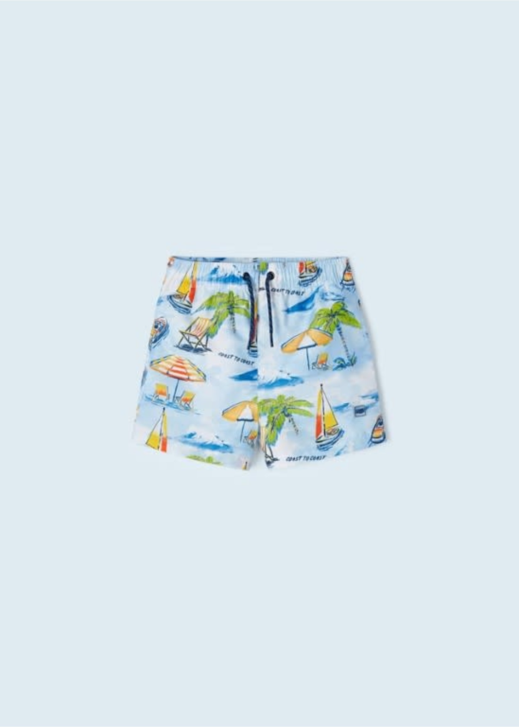 Mayoral Mayoral Printed swim shorts Wave blue - 23 03687