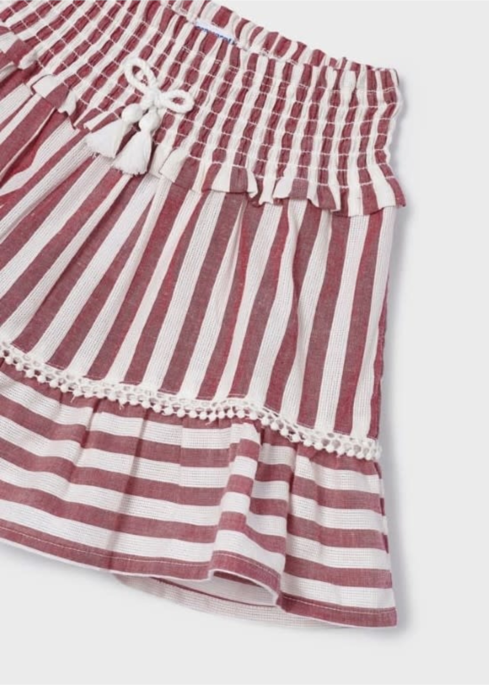 Mayoral Mayoral Stripe skirt Hibiscus - 23 03903