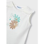 Mayoral Mayoral Shirt flower mint