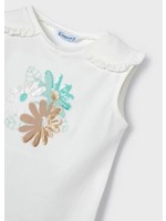 Mayoral Mayoral Shirt flower mint