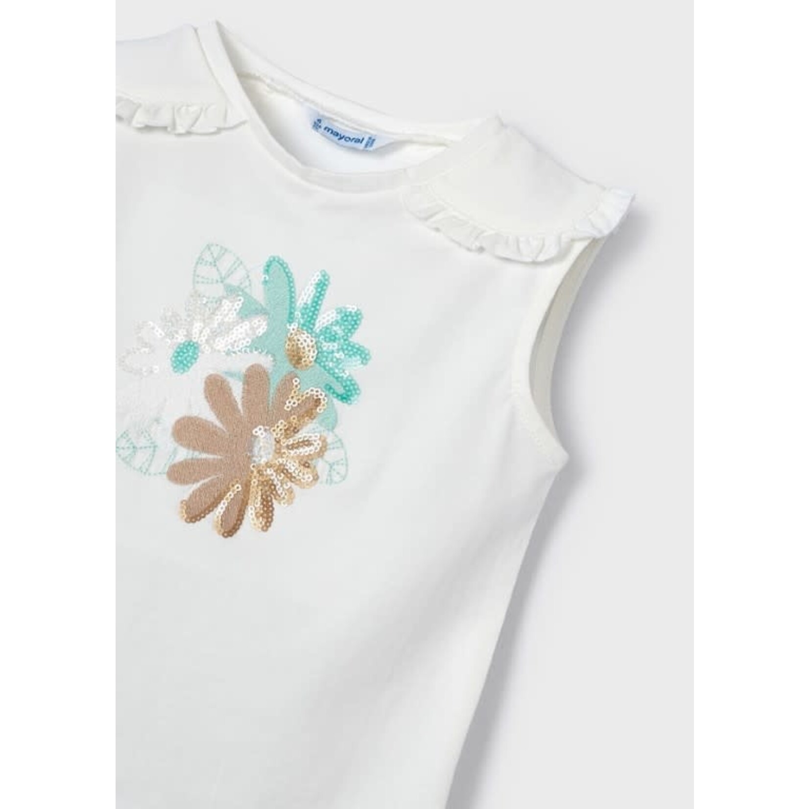 Mayoral Mayoral Shirt flower mint