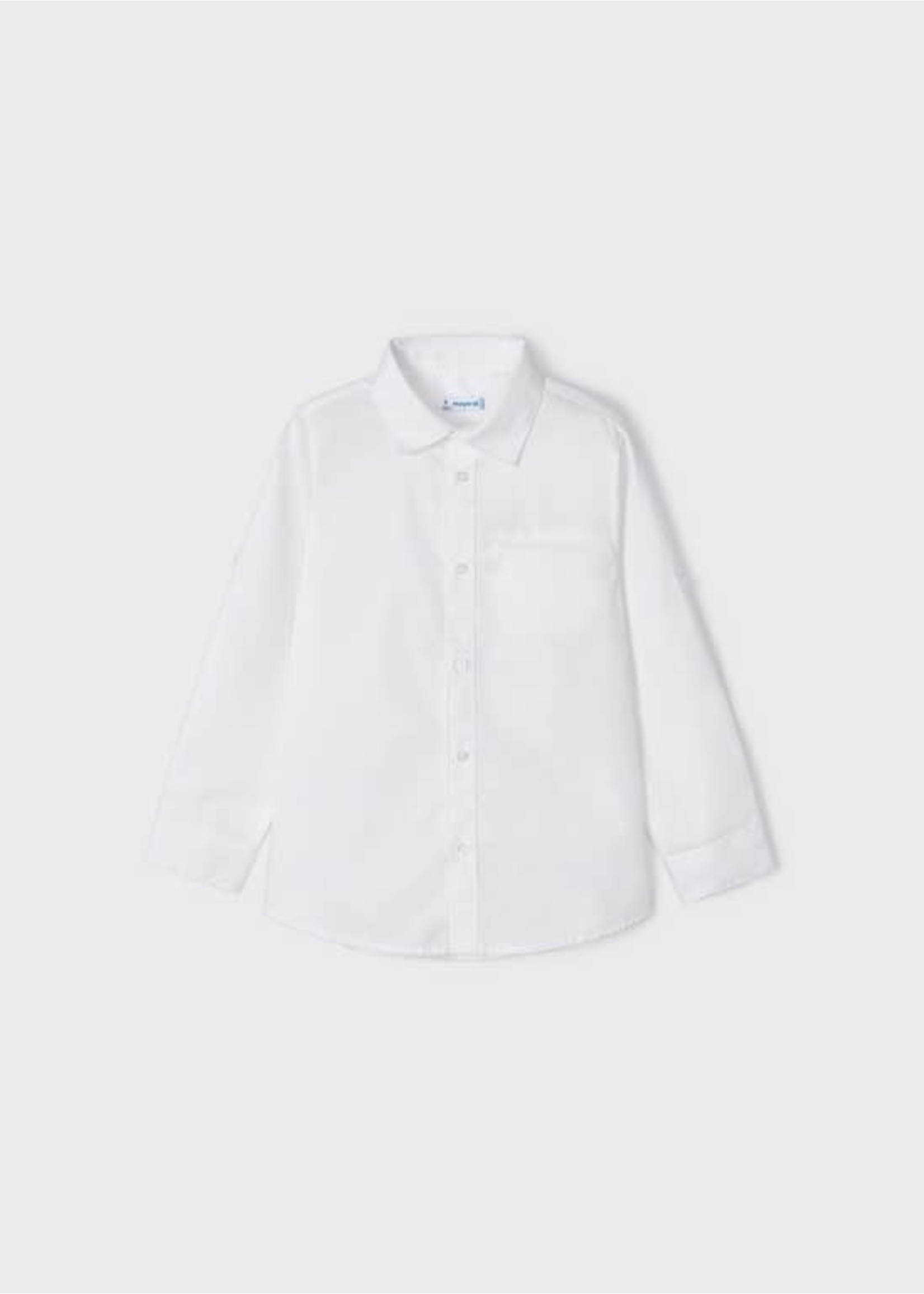 Mayoral Mayoral Basic l/s shirt White - 23 00140