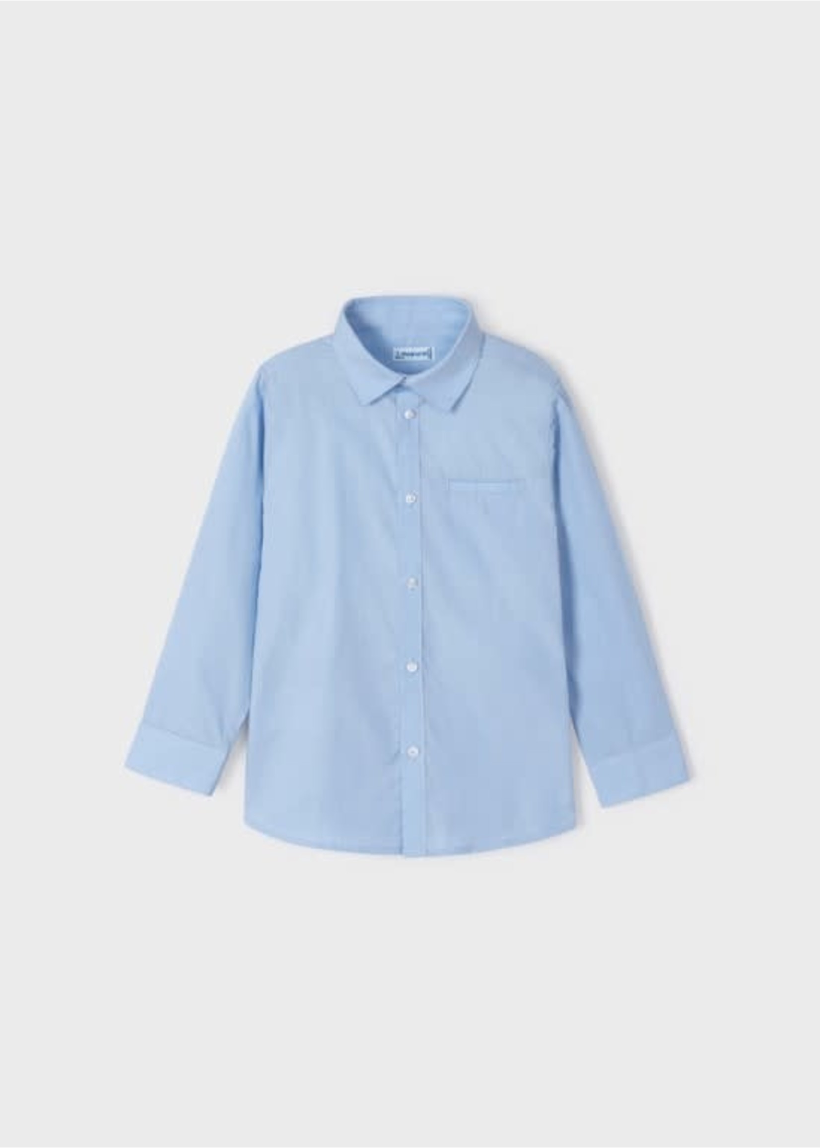 Mayoral Mayoral Basic l/s shirt Lightblue - 23 00140