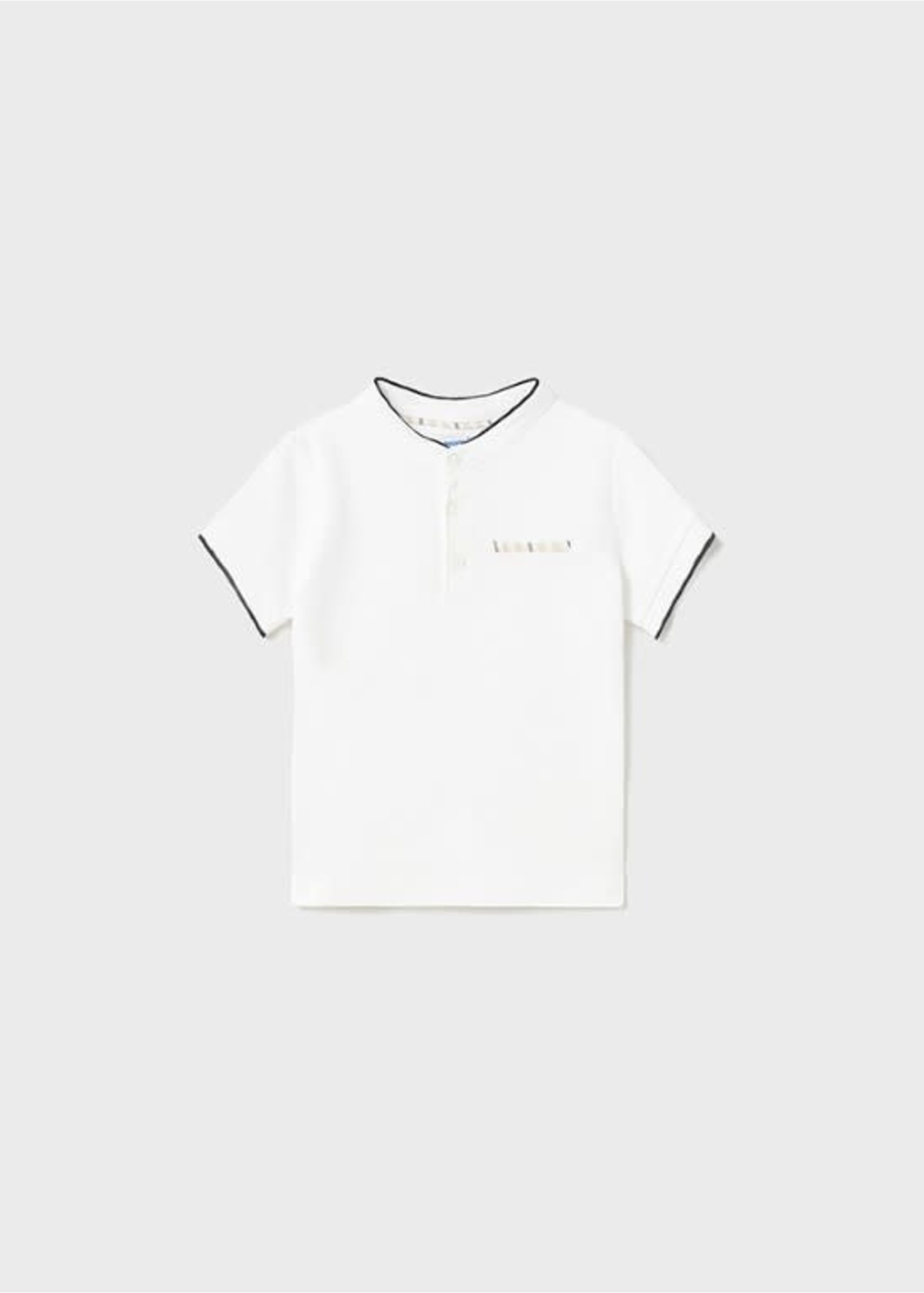 Mayoral Mayoral Polo s/s mao neck White - 23 01101