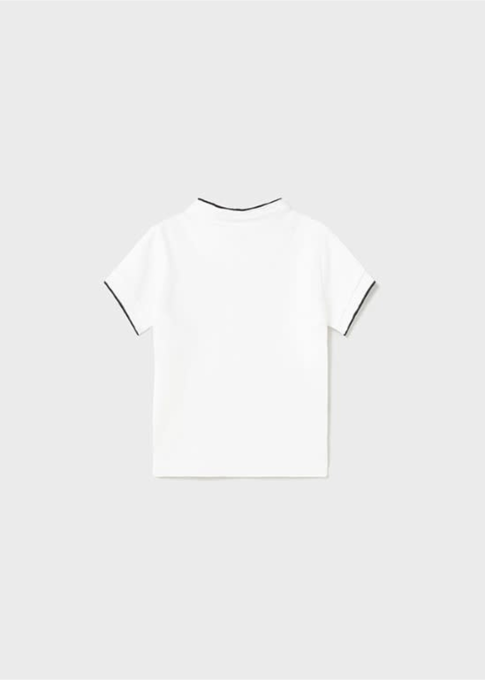 Mayoral Mayoral Polo s/s mao neck White - 23 01101