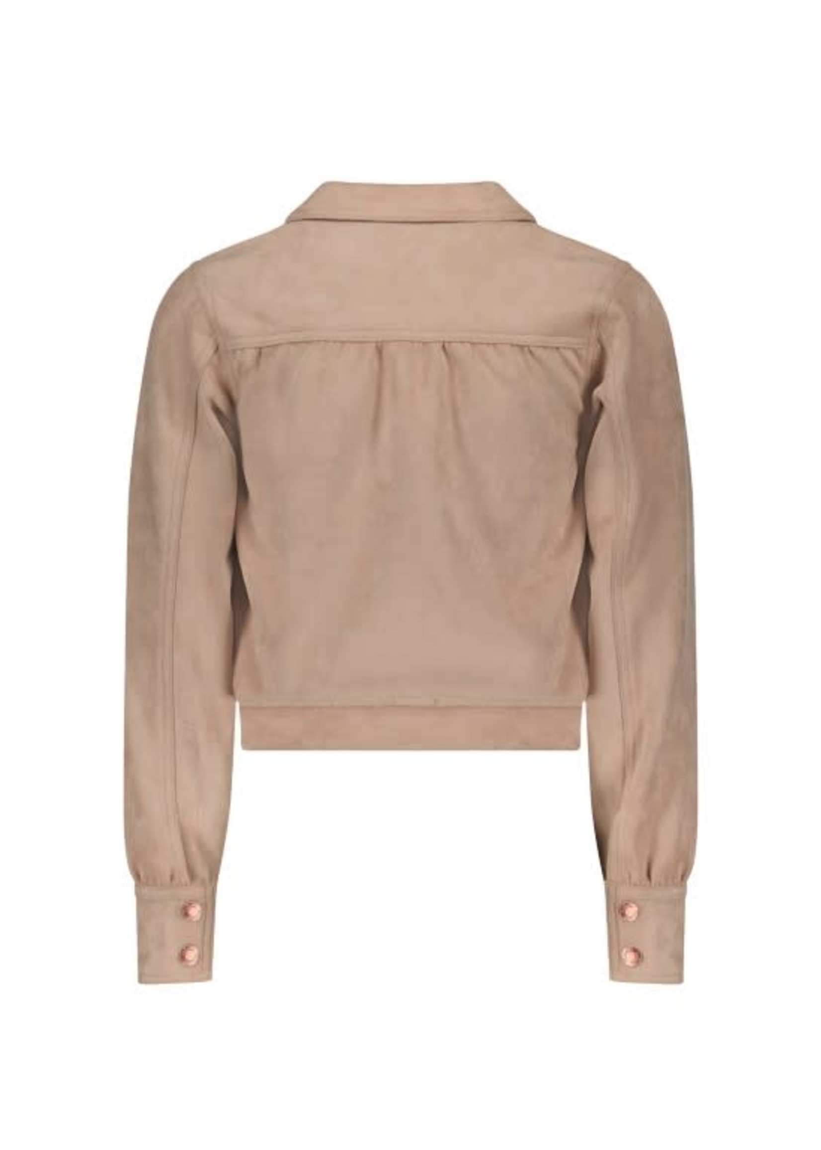 Nobell Nobell Bodil suede jacket 100%polyester Q212-3300 Sand Blush