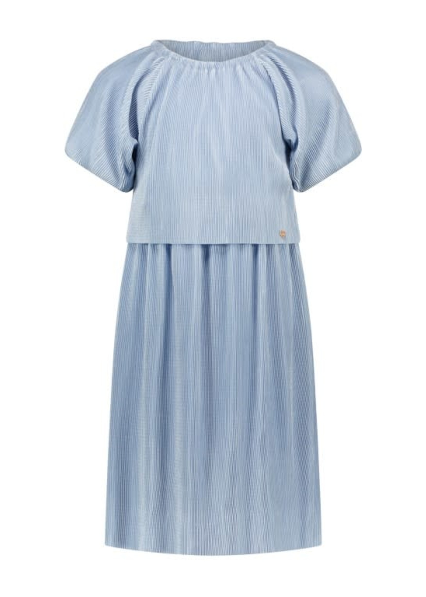 NoNo NoNo Milou plissee dress s/sl N212-5804 Kentucky Blue