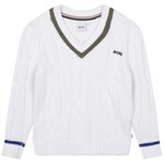 Boss Boss PULLOVER off white kabel