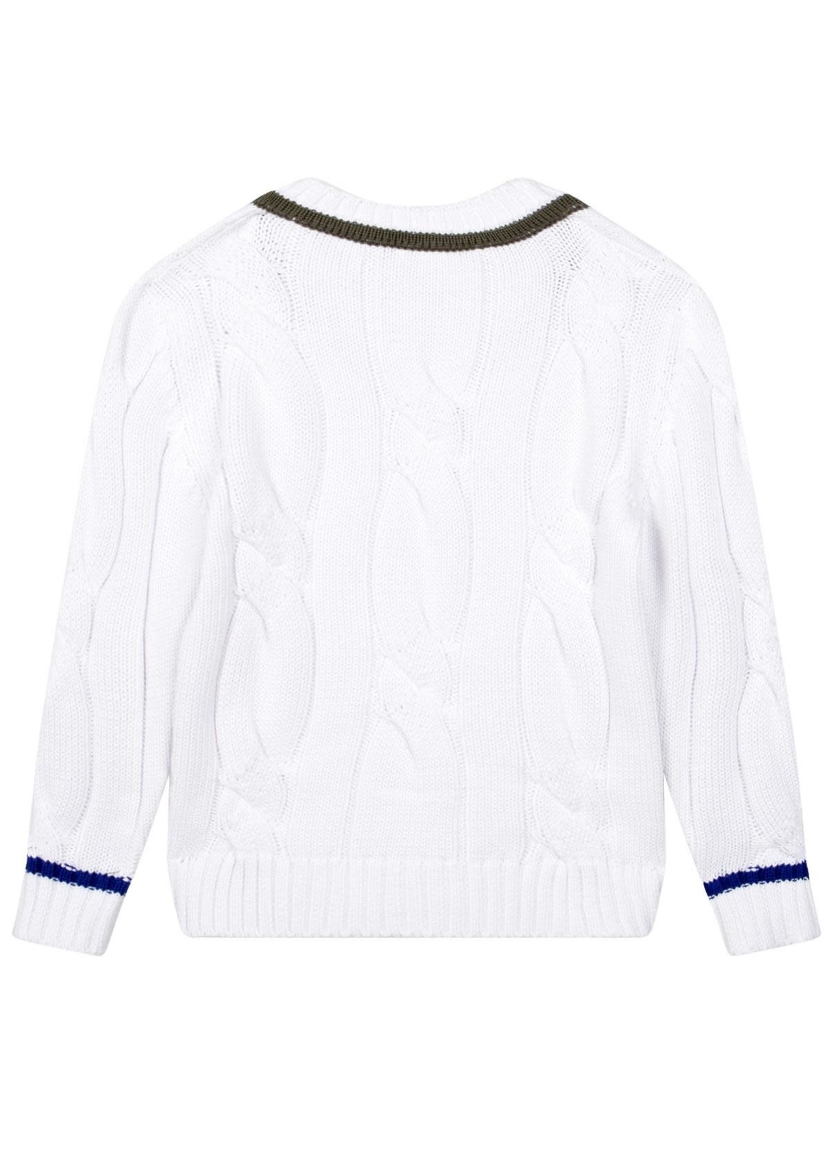 Boss Boss PULLOVER off white kabel