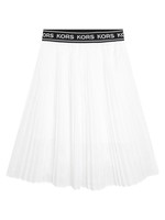 Michael Kors Michael Kors PLEATED SKIRT white / black