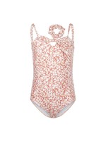 No Way Monday Swimsuit + scrunchie Peach T47802-113