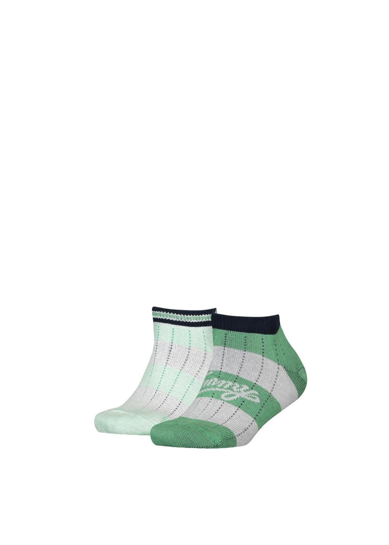 Tommy Hilfiger Tommy Hilfiger  SOCK 2P RUGBY STRIPE GREEN/MARSHMALLOW