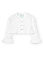 Boboli Knitwear jacket for baby girl WHITE 706036