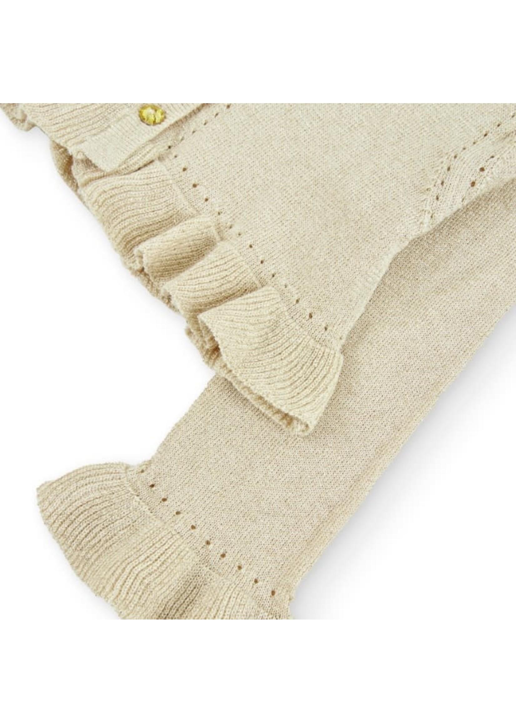 Boboli Knitwear jacket for baby girl SAND 706036B