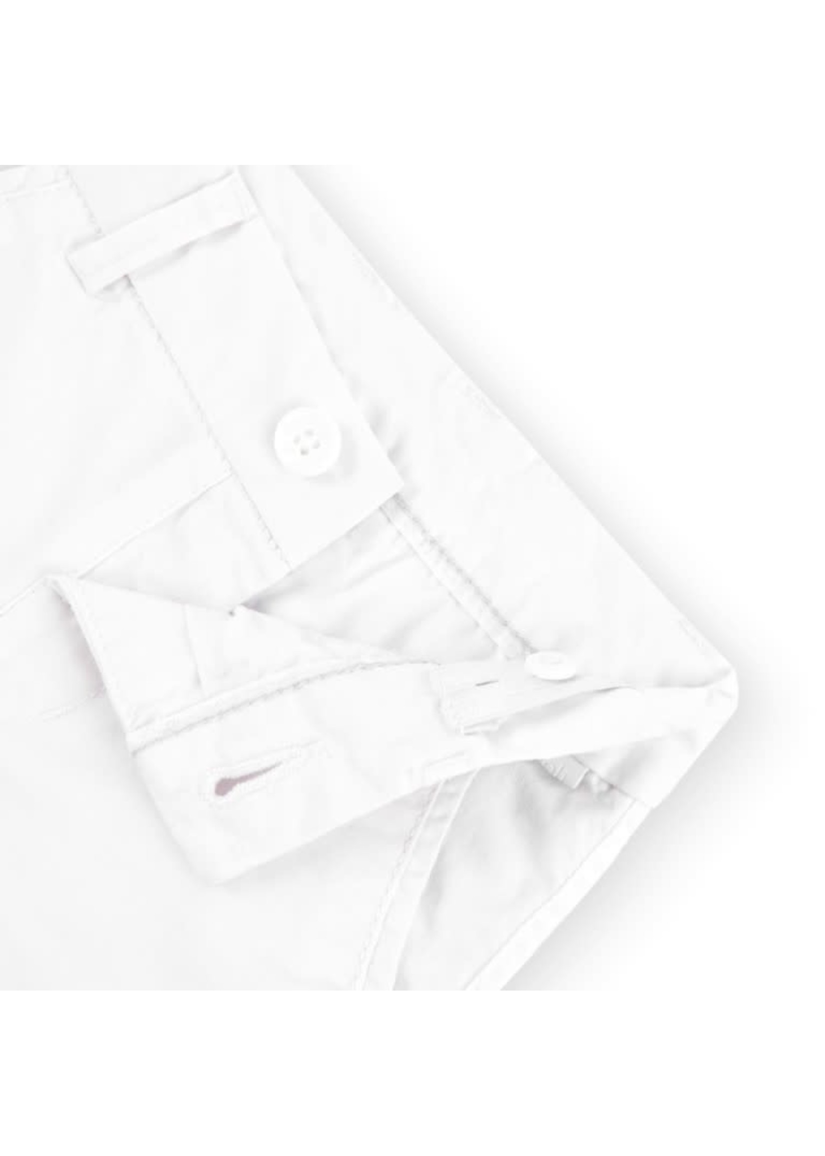 Boboli Stretch satin trousers for boy WHITE 716026