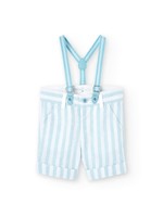 Boboli Linen bermuda shorts striped for baby stripes 716059B