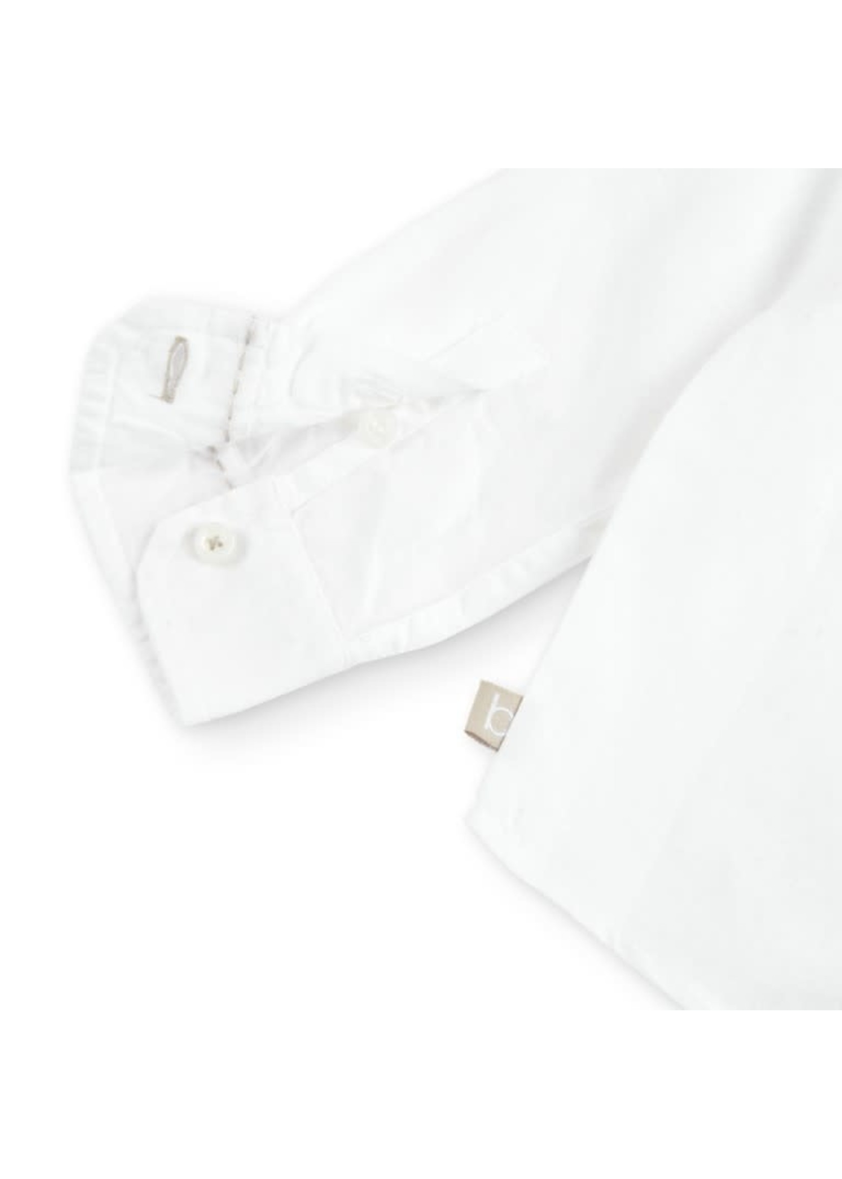 Boboli Linen shirt long sleeves for boy WHITE 716150