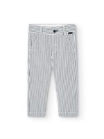 Boboli Trousers oxford striped for boy stripes 716251