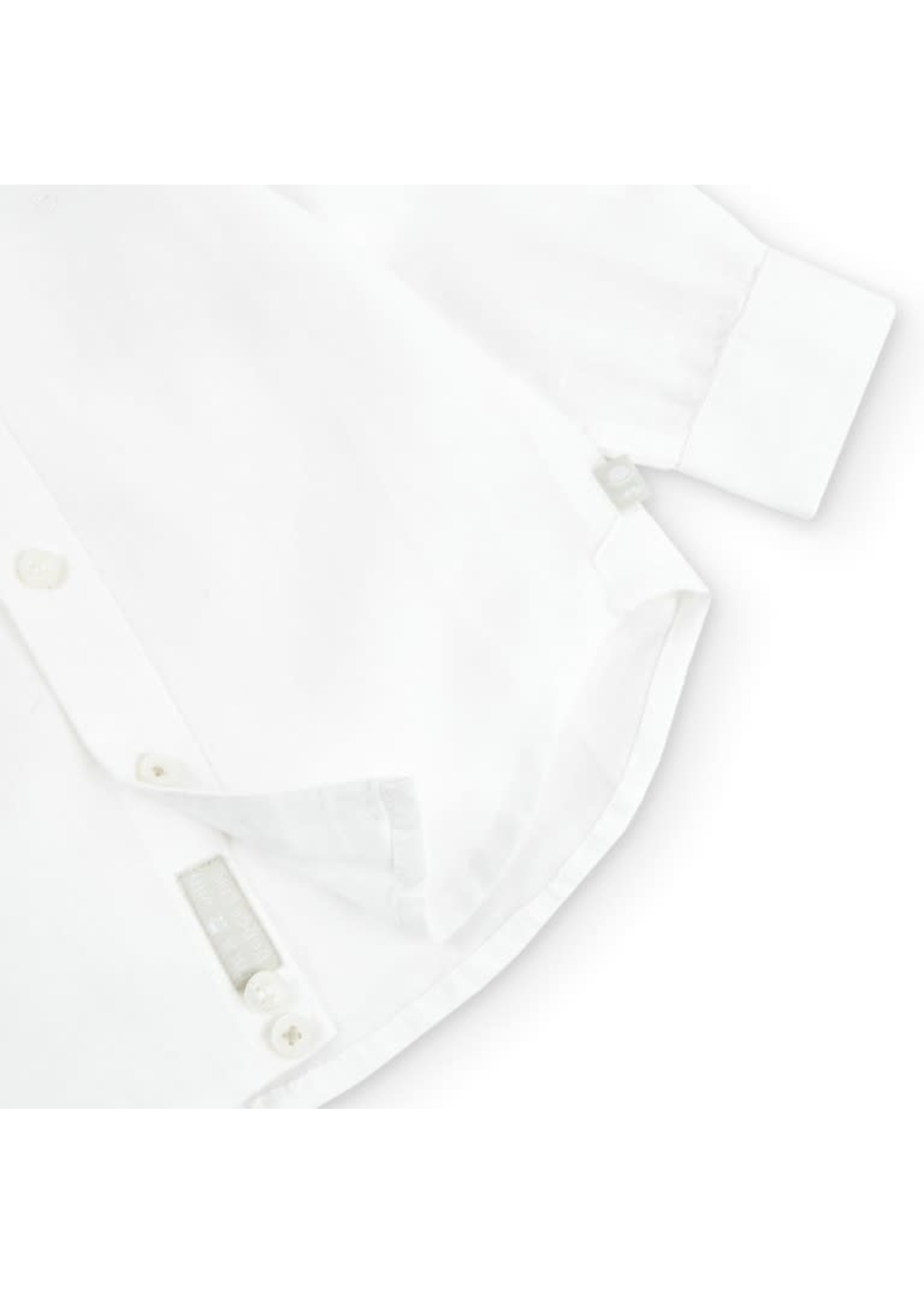 Boboli Linen shirt long sleeves for baby boy WHITE 716330B