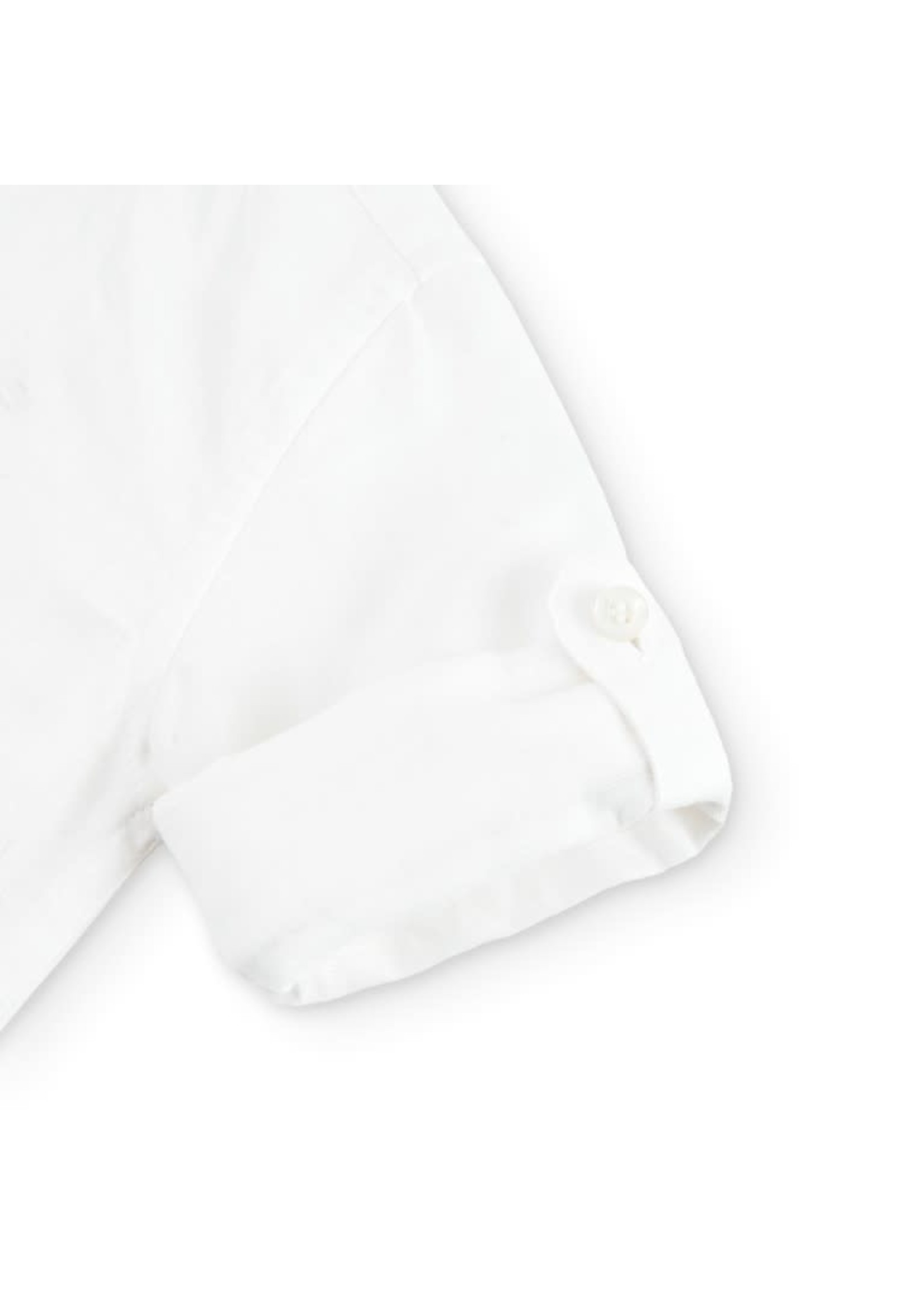 Boboli Boboli Linen shirt long sleeves for baby boy WHITE 716330B