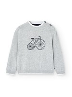 Boboli Boboli Knitwear pullover "bicycle" for baby grey 716363B