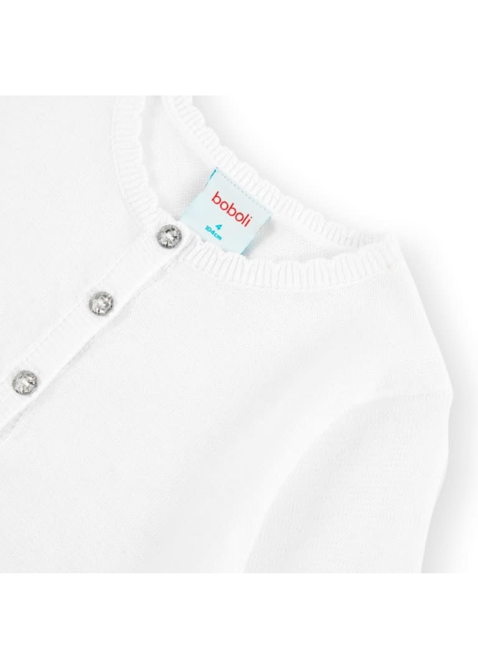 Boboli Boboli Knitwear jacket for girl WHITE 726005