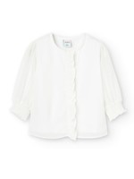 Boboli Boboli Blouse gauze for girl WHITE 726296