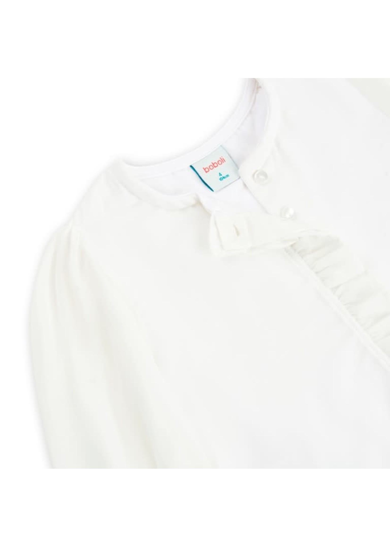 Boboli Boboli Blouse gauze for girl WHITE 726296