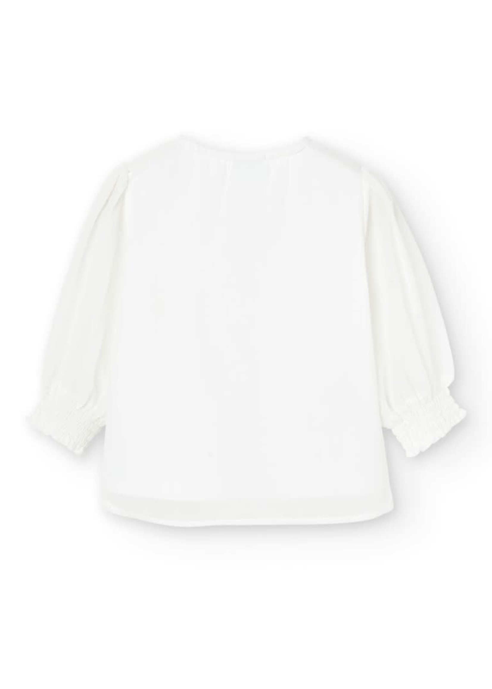 Boboli Boboli Blouse gauze for girl WHITE 726296