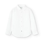 Boboli Boboli Linen shirt long sleeves for boy WHITE 736039
