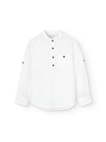 Boboli Boboli Long sleeves shirt for boy WHITE 736152