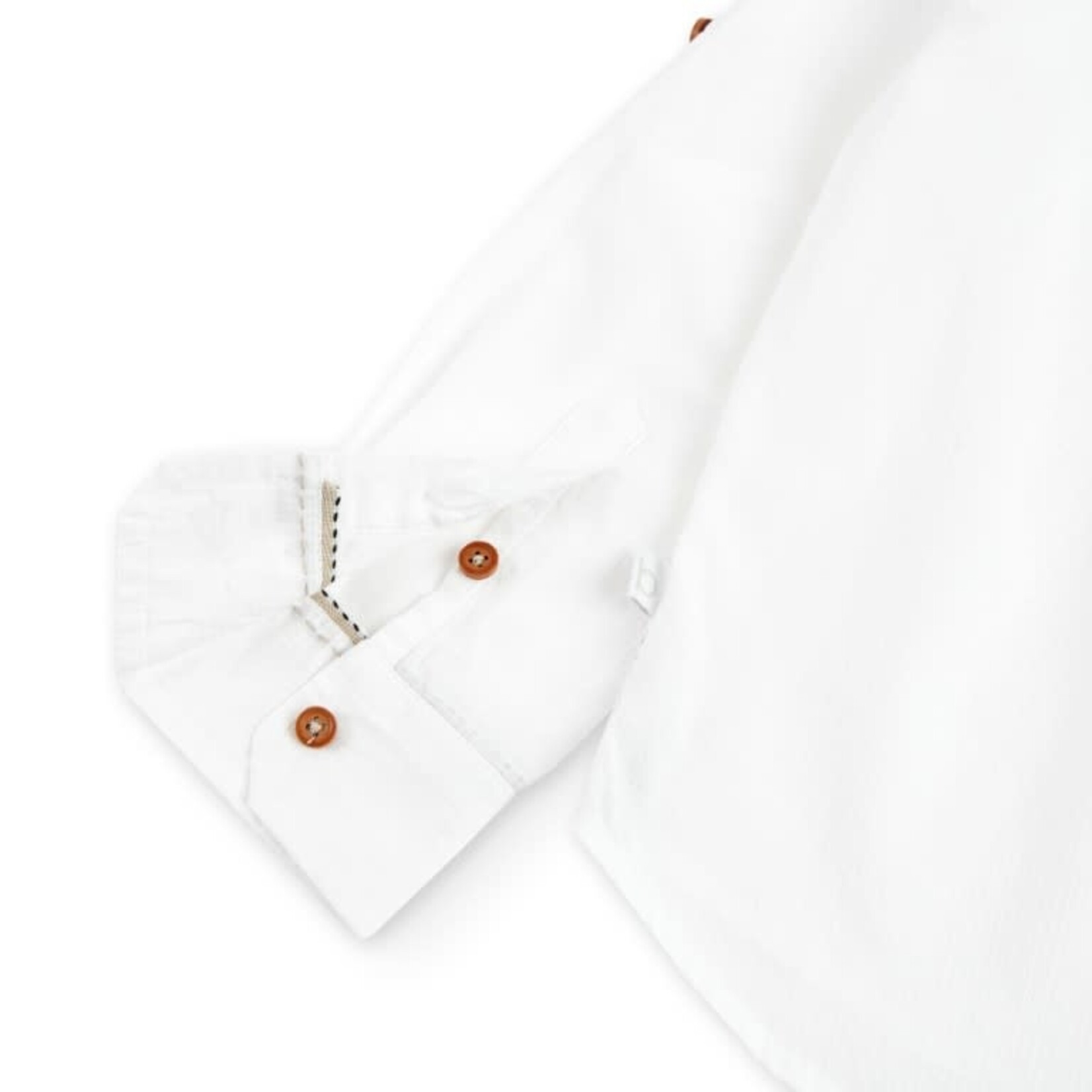 Boboli Boboli Long sleeves shirt for boy WHITE 736152